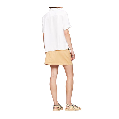 TOMMY HILFIGER Camicia casual Camicia Donna a maniche corte Bianco P24-TOMMY HILFIGERWW0WW41831-YCF-36 - Francavilla Moda